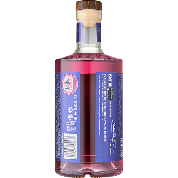 McQueen Black Cherry and Vanilla Gin 70cl